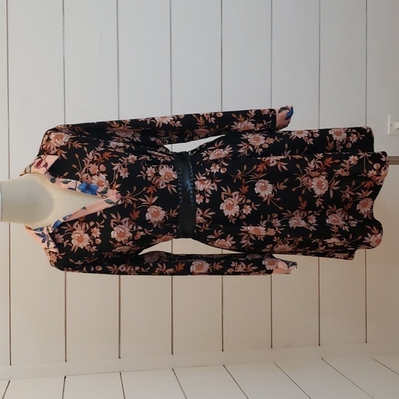 Spense 14/16 dress 2 different floral prints GORGEOUS! - Picture 1 of 6